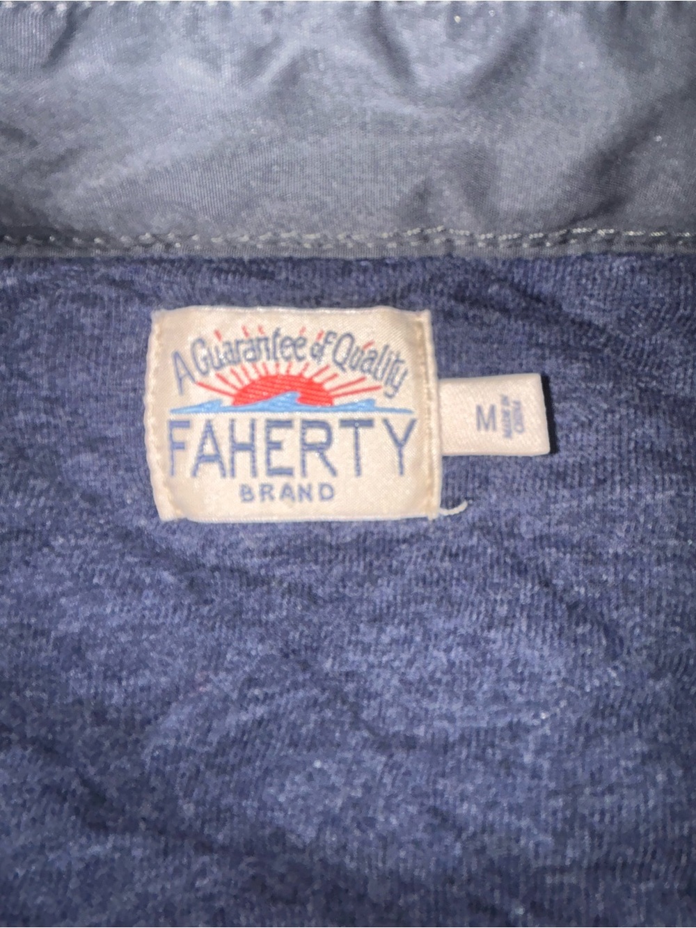 Faherty Epic Quilted Fleece CPO Shacket Shirt Jacket men’s size M - Picture 8 of 9
